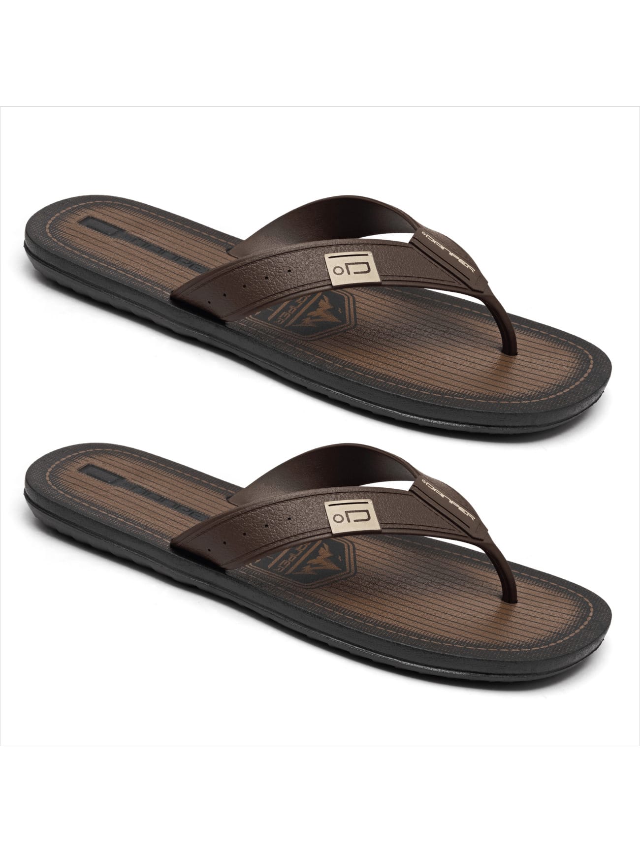 Sandália Masculina Casual em Couro PU