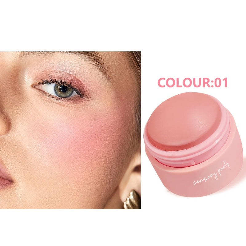 Blush de 6 Cores - Matte, Cobertura Média, À Prova d'Água, Pó Iluminador para Todos os Tons de Pele, Realçando o Brilho Natural e a Tez Impecável com Tons de Pêssego, Rosa e Neblina Suave.