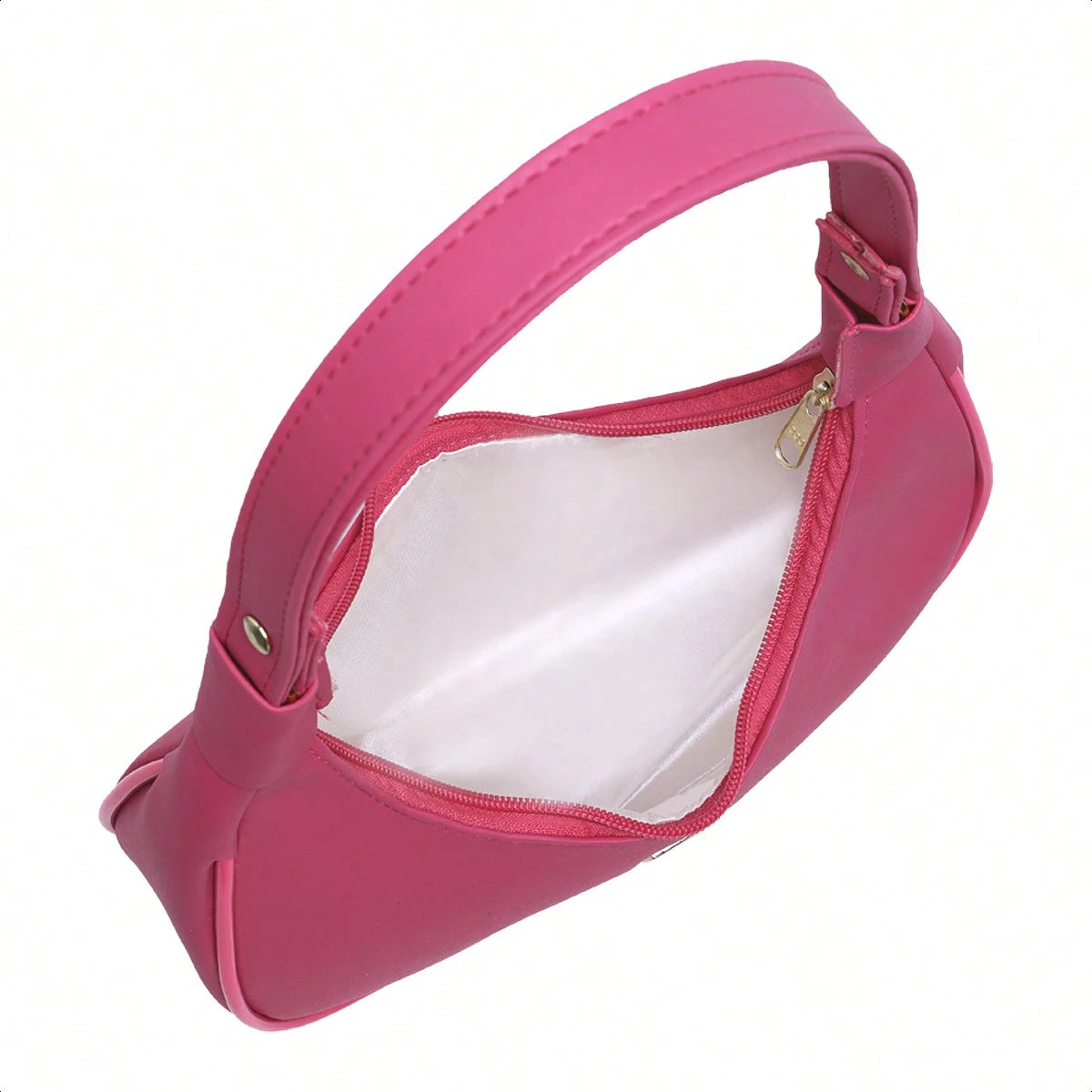 Vendedor IndicadoBolsa Meia Lua Feminina Tote De Ombro Pequena Sofisticada Minimalistas Couro Macio