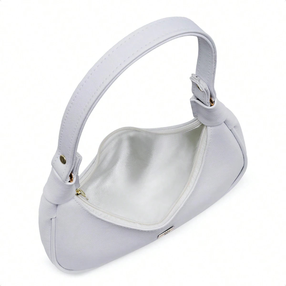 Vendedor IndicadoBolsa Meia Lua Feminina Tote De Ombro Pequena Sofisticada Minimalistas Couro Macio