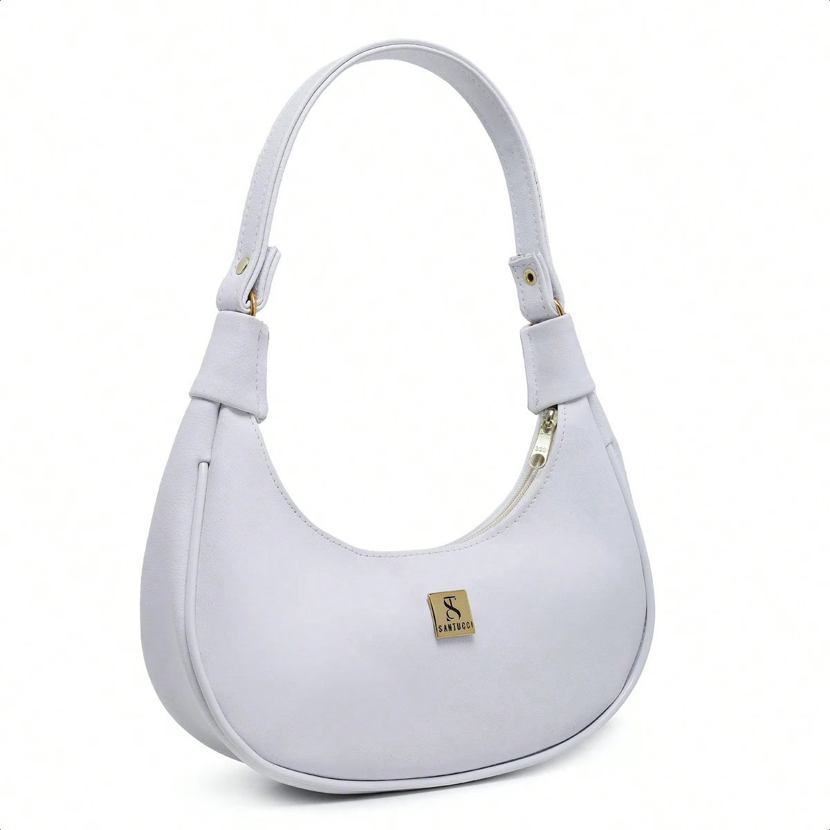 Vendedor IndicadoBolsa Meia Lua Feminina Tote De Ombro Pequena Sofisticada Minimalistas Couro Macio