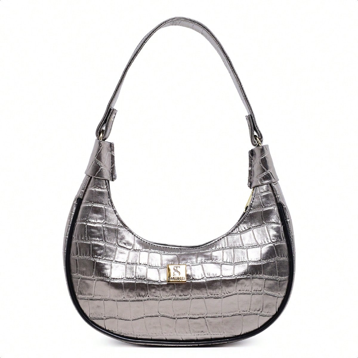 Vendedor IndicadoBolsa Meia Lua Feminina Tote De Ombro Pequena Sofisticada Minimalistas Couro Macio