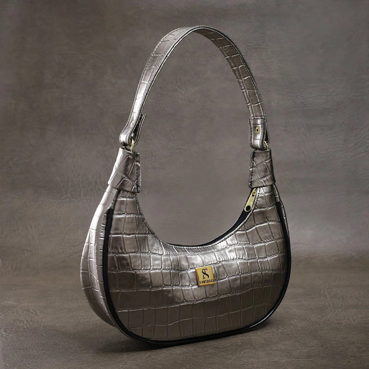 Bolsa Feminina Meia Lua Minimalista