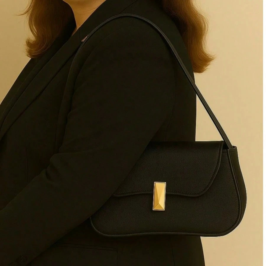 Bolsa Feminina Baguete De Usar No Ombro Alça Curta