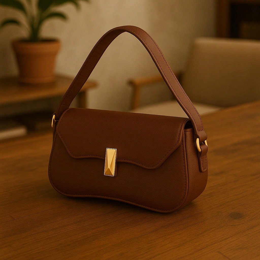 Bolsa Feminina Baguete De Usar No Ombro Alça Curta