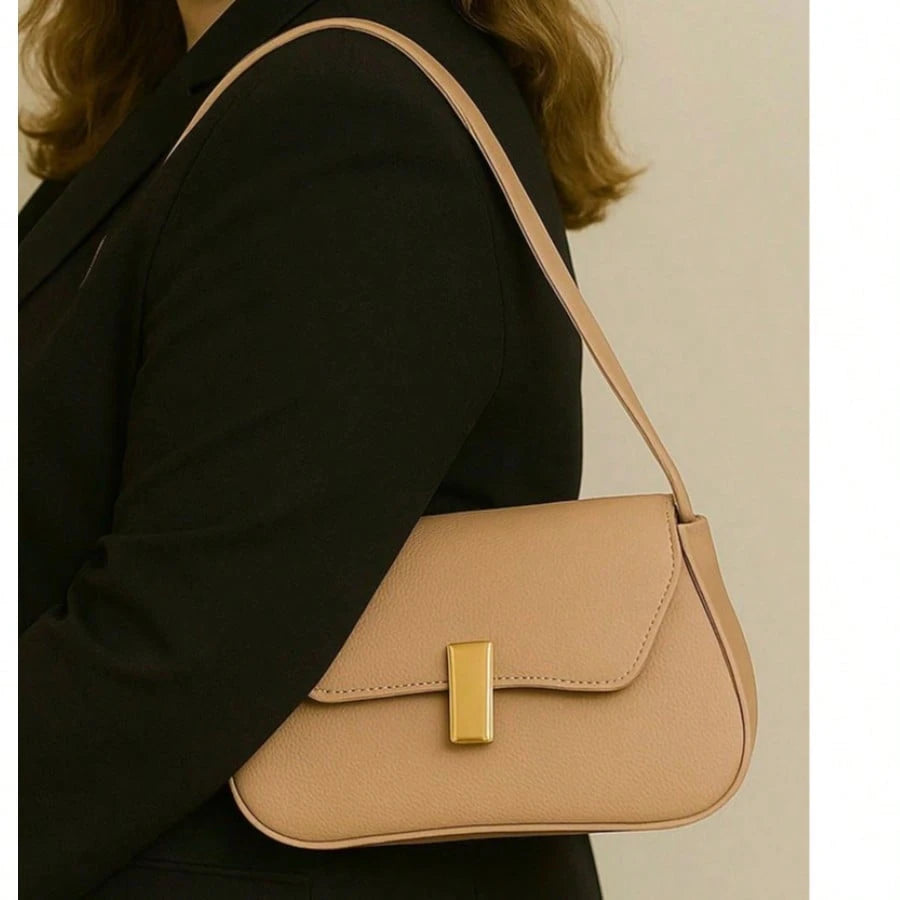 Bolsa Feminina Baguete De Usar No Ombro Alça Curta