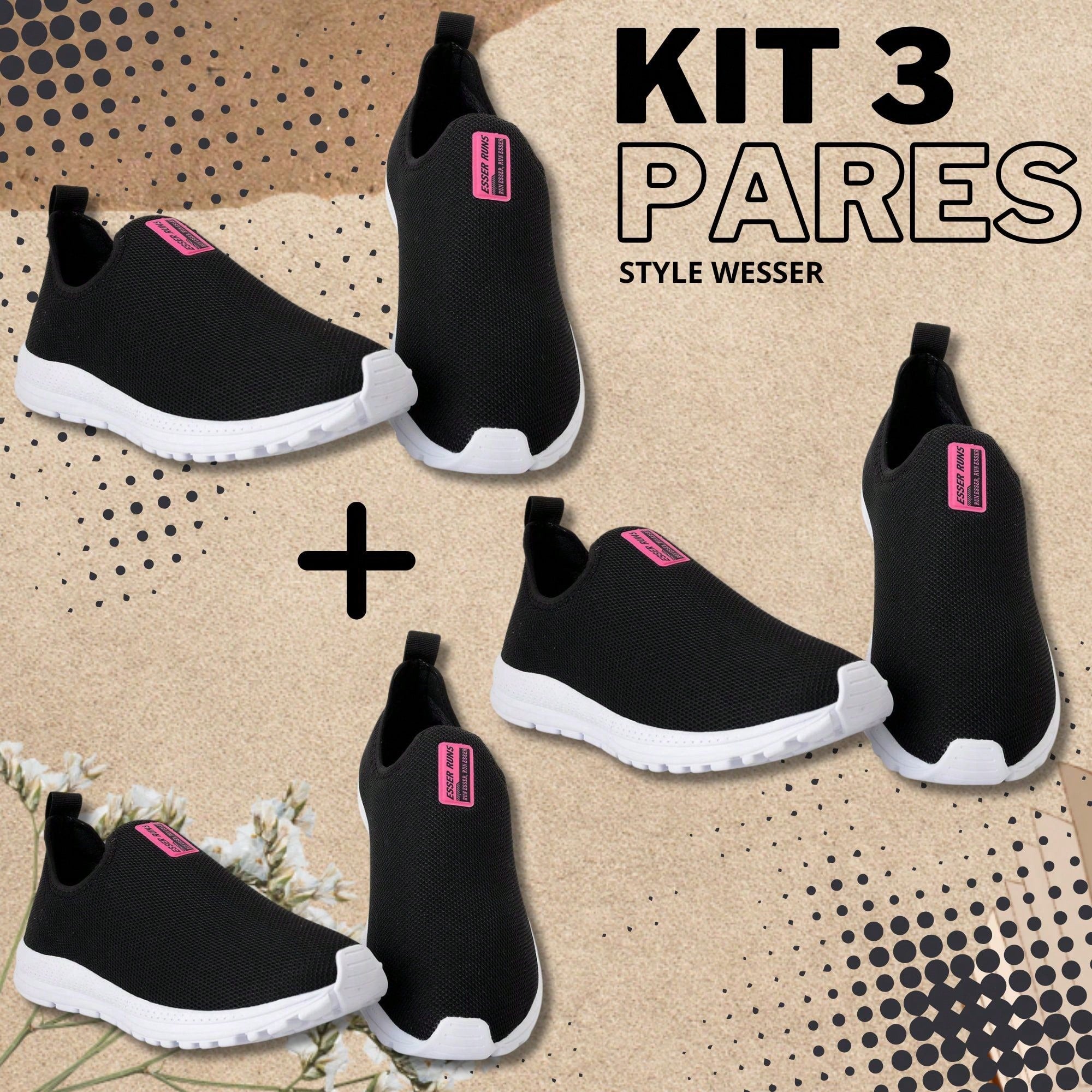 Tênis Slip On Feminino Casual