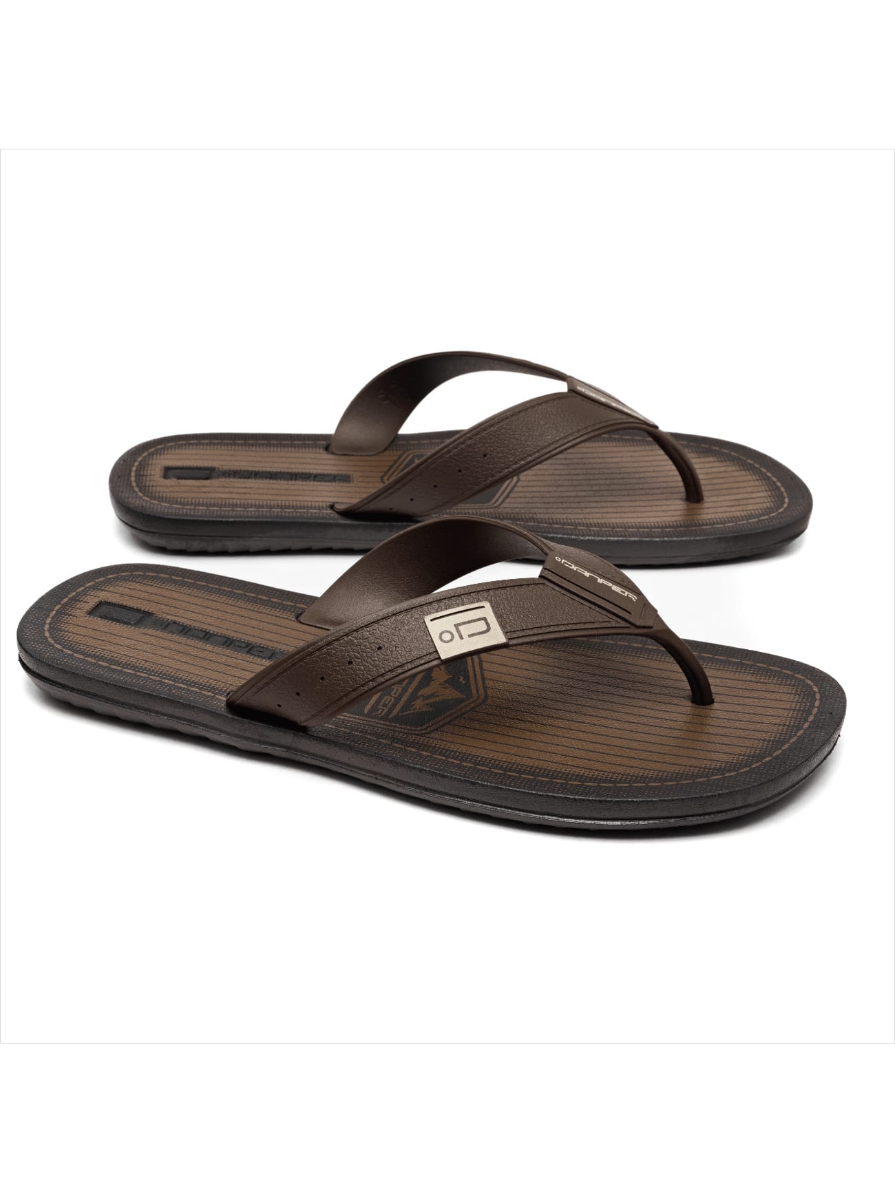 Sandália Masculina Casual em Couro PU