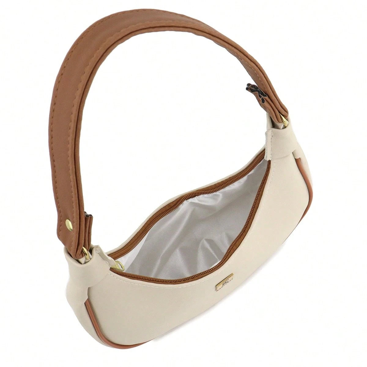 Vendedor IndicadoBolsa Meia Lua Feminina Tote De Ombro Pequena Sofisticada Minimalistas Couro Macio