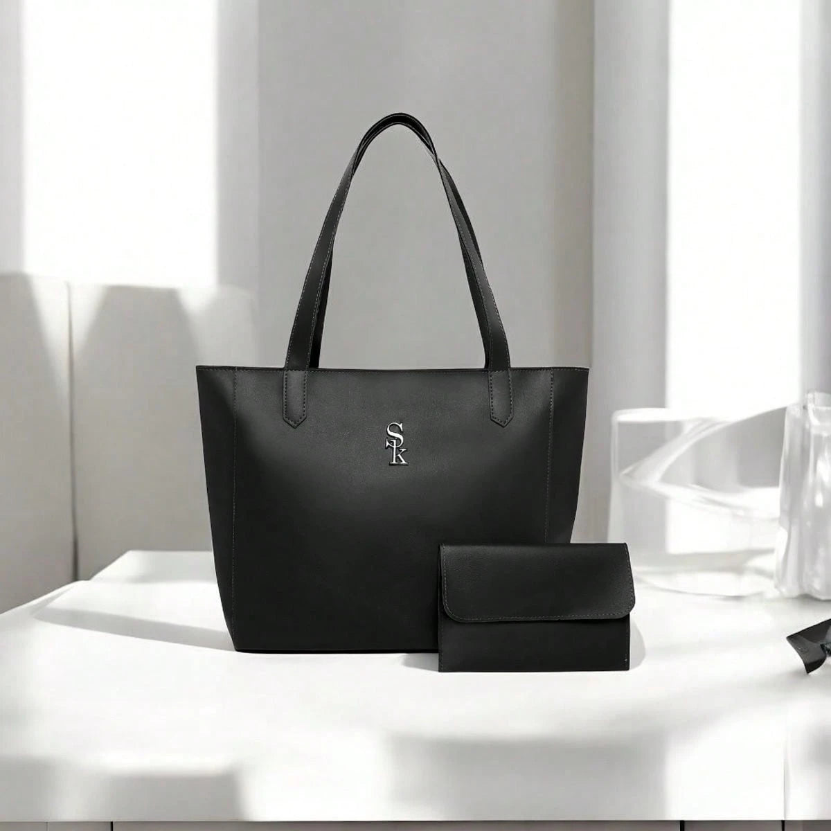 Vendedor IndicadoKit Bolsa Feminina Grande London e Carteira em Courino Carnaval