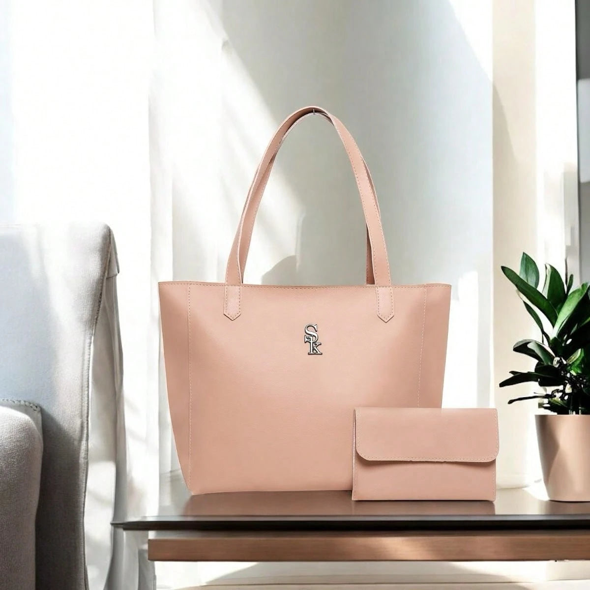 Vendedor IndicadoKit Bolsa Feminina Grande London e Carteira em Courino Carnaval