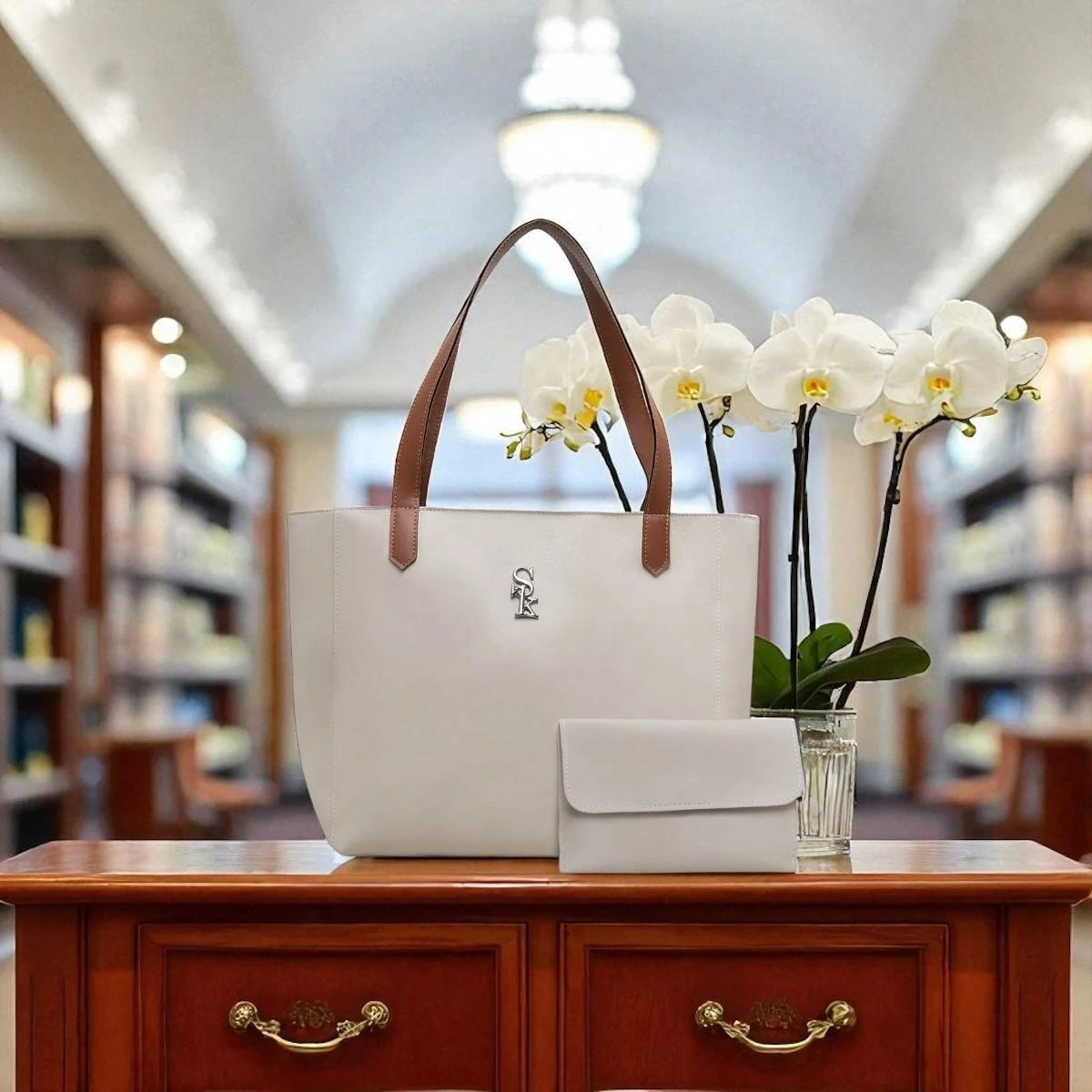 Vendedor IndicadoKit Bolsa Feminina Grande London e Carteira em Courino Carnaval