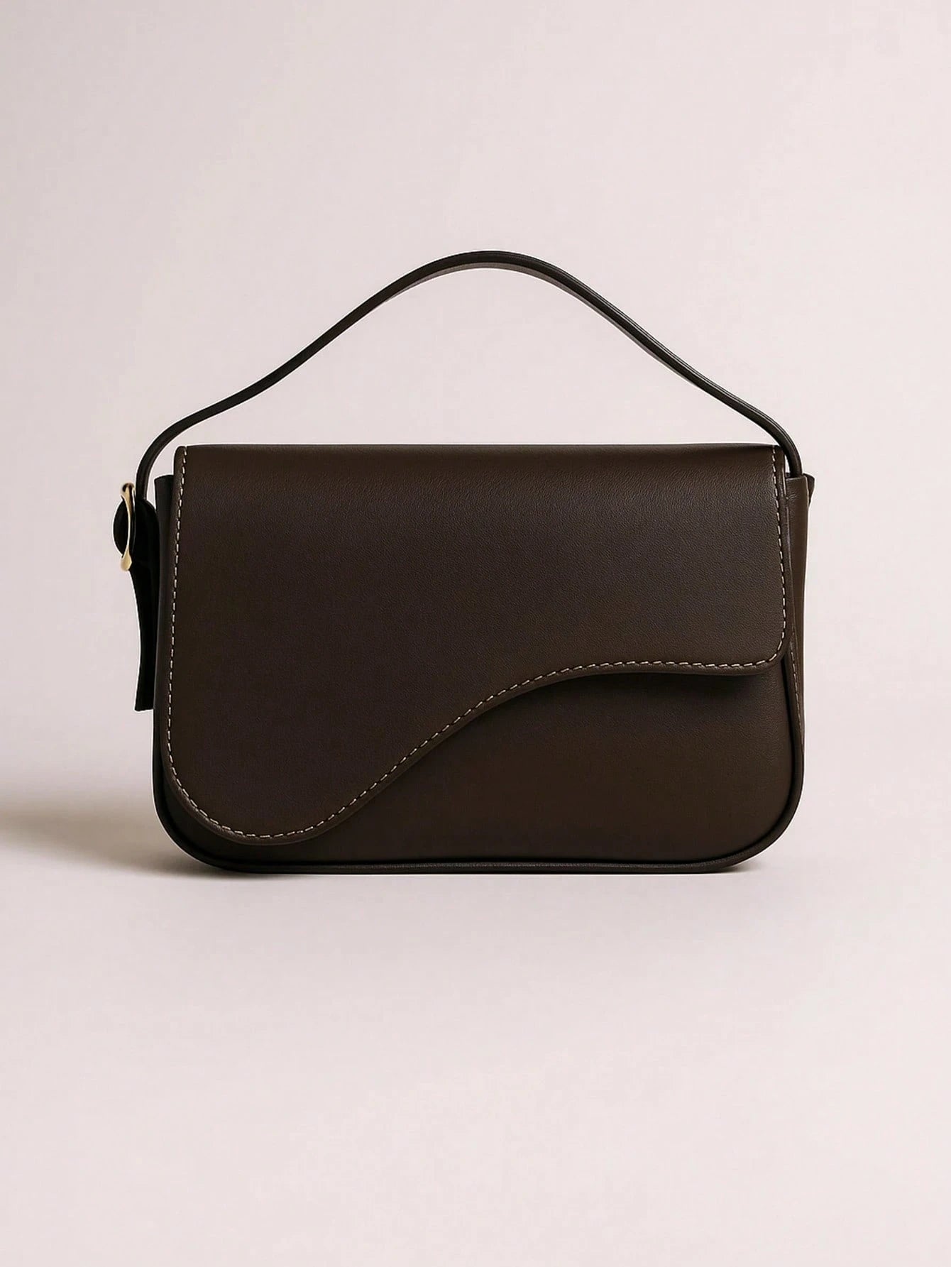 Bolsa Feminina Branca Linda Baguete Estilosa Barata