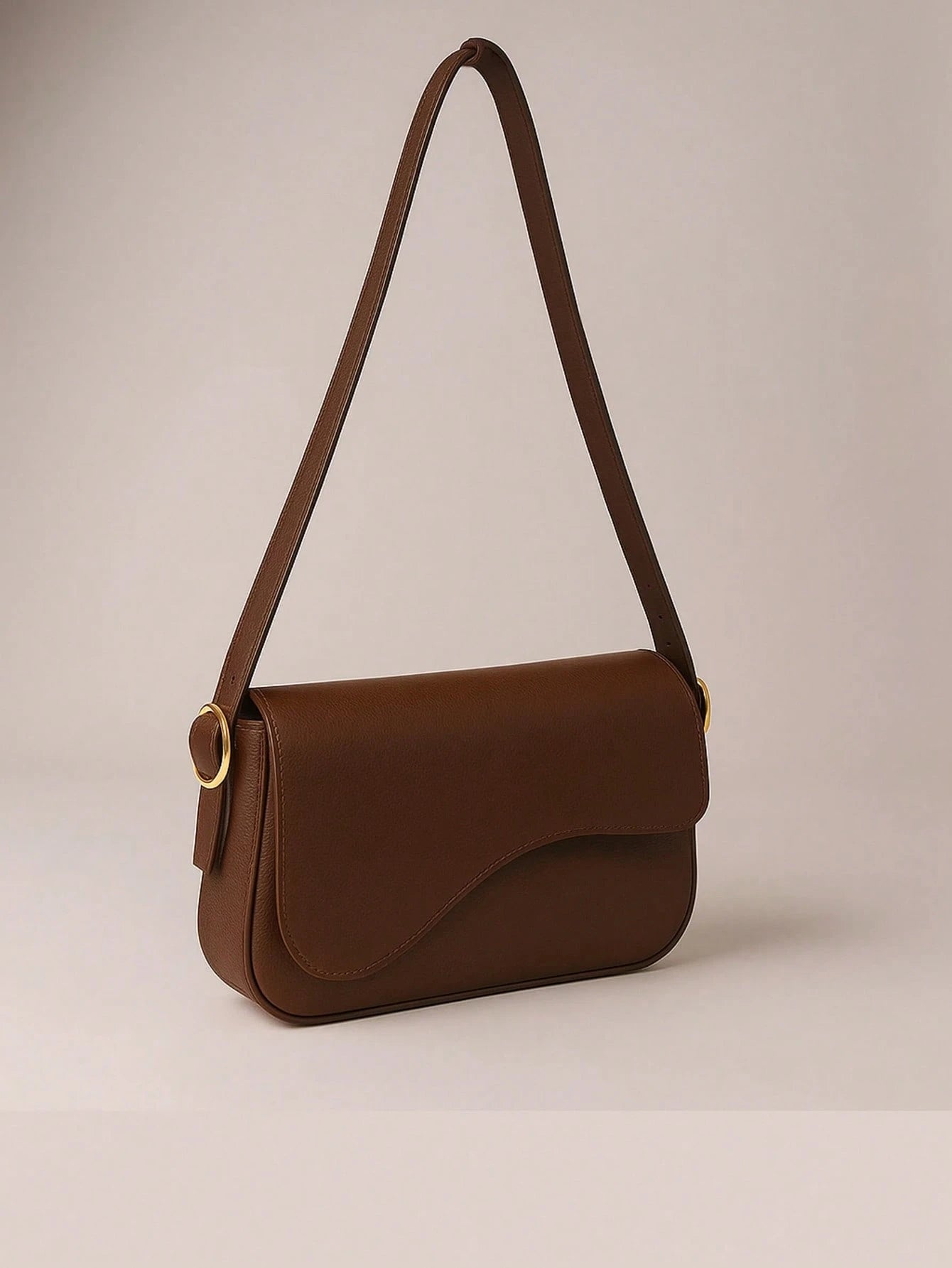 Bolsa Feminina Branca Linda Baguete Estilosa Barata