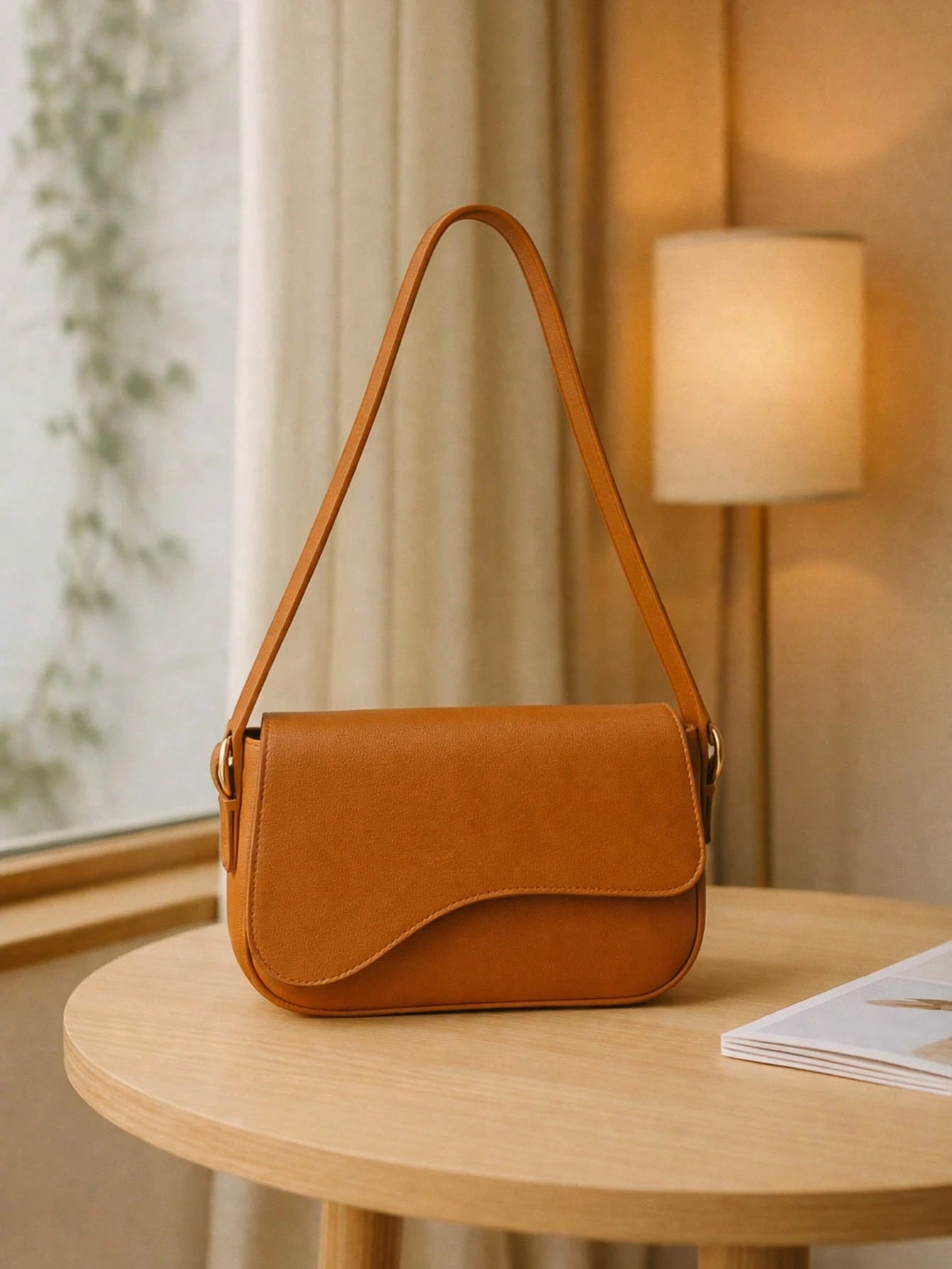 Bolsa Feminina Baguete Elegante Branca