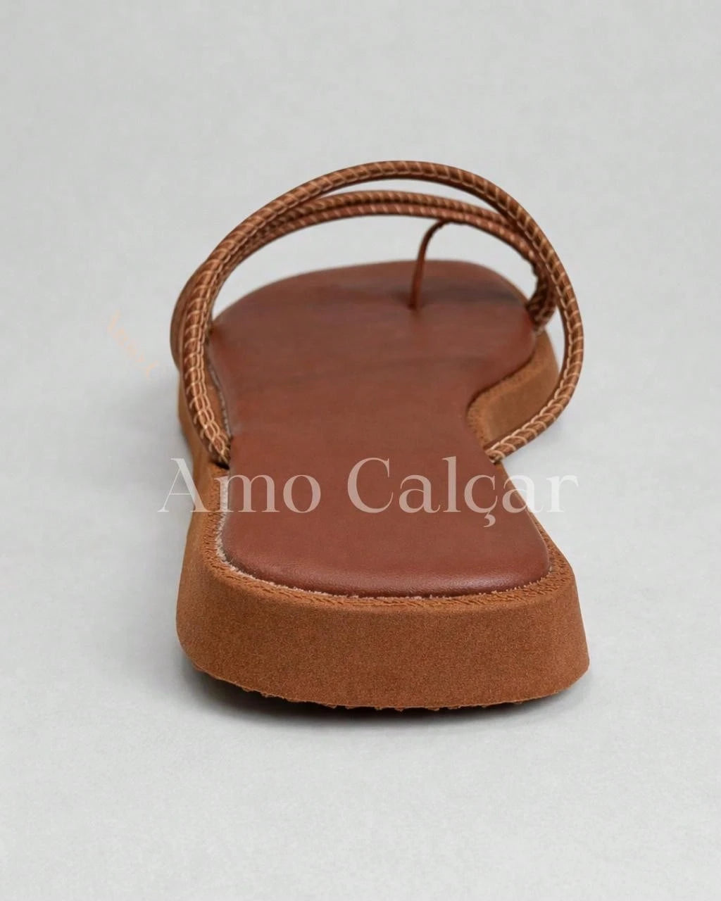Sandália Feminina Flatform com detalhe em abs no dedinho elegante rasteirinha feminina
