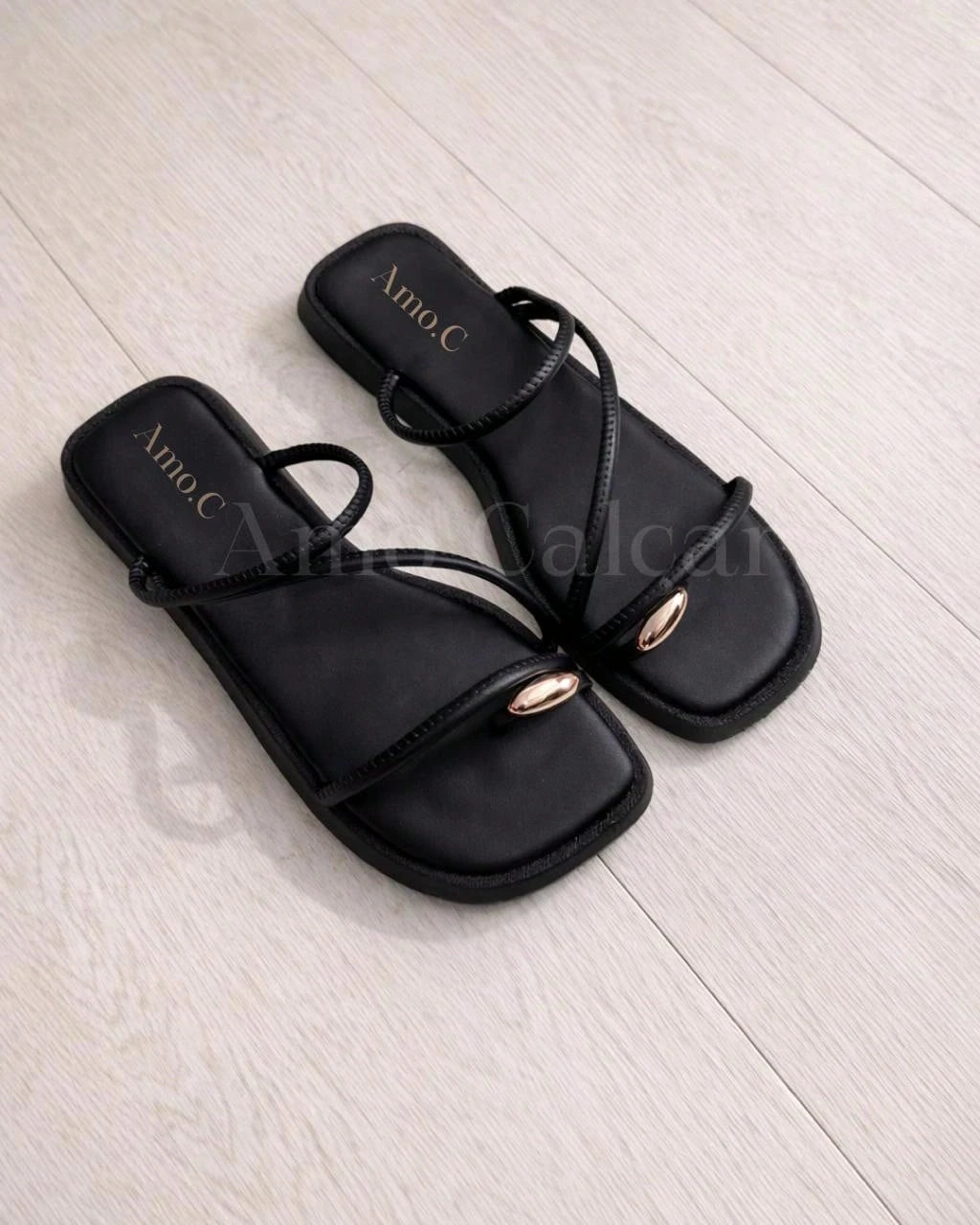 Sandália Feminina Flatform com detalhe em abs no dedinho elegante rasteirinha feminina