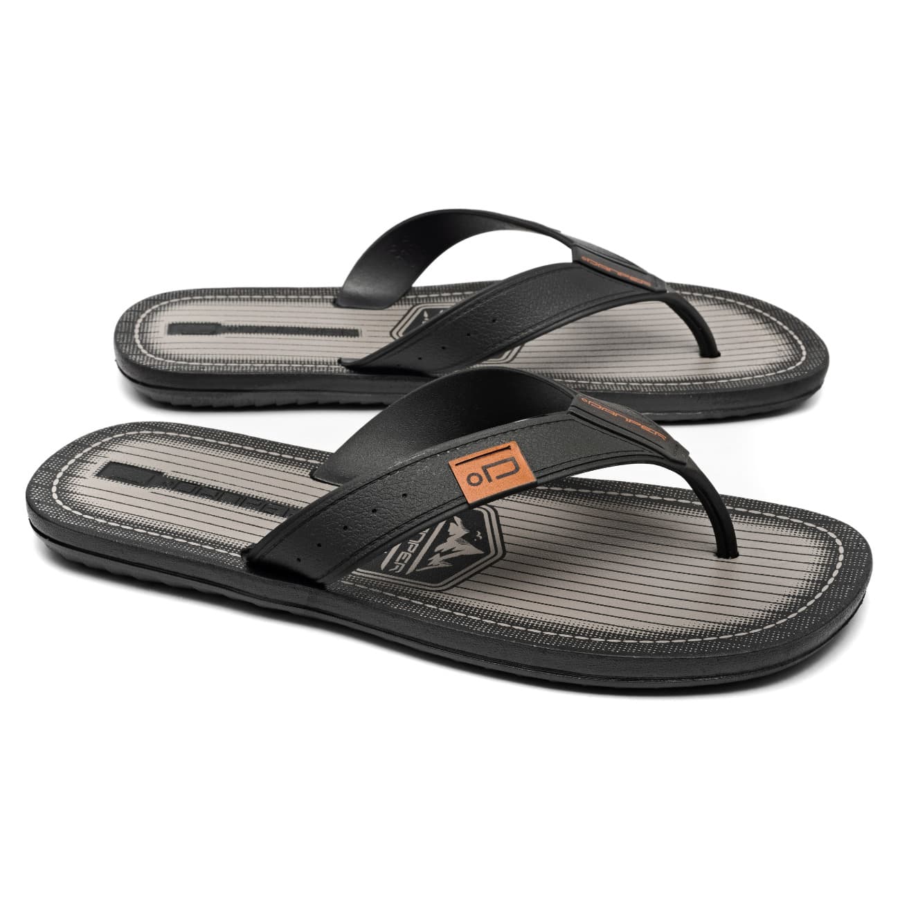 Sandália Masculina Casual em Couro PU