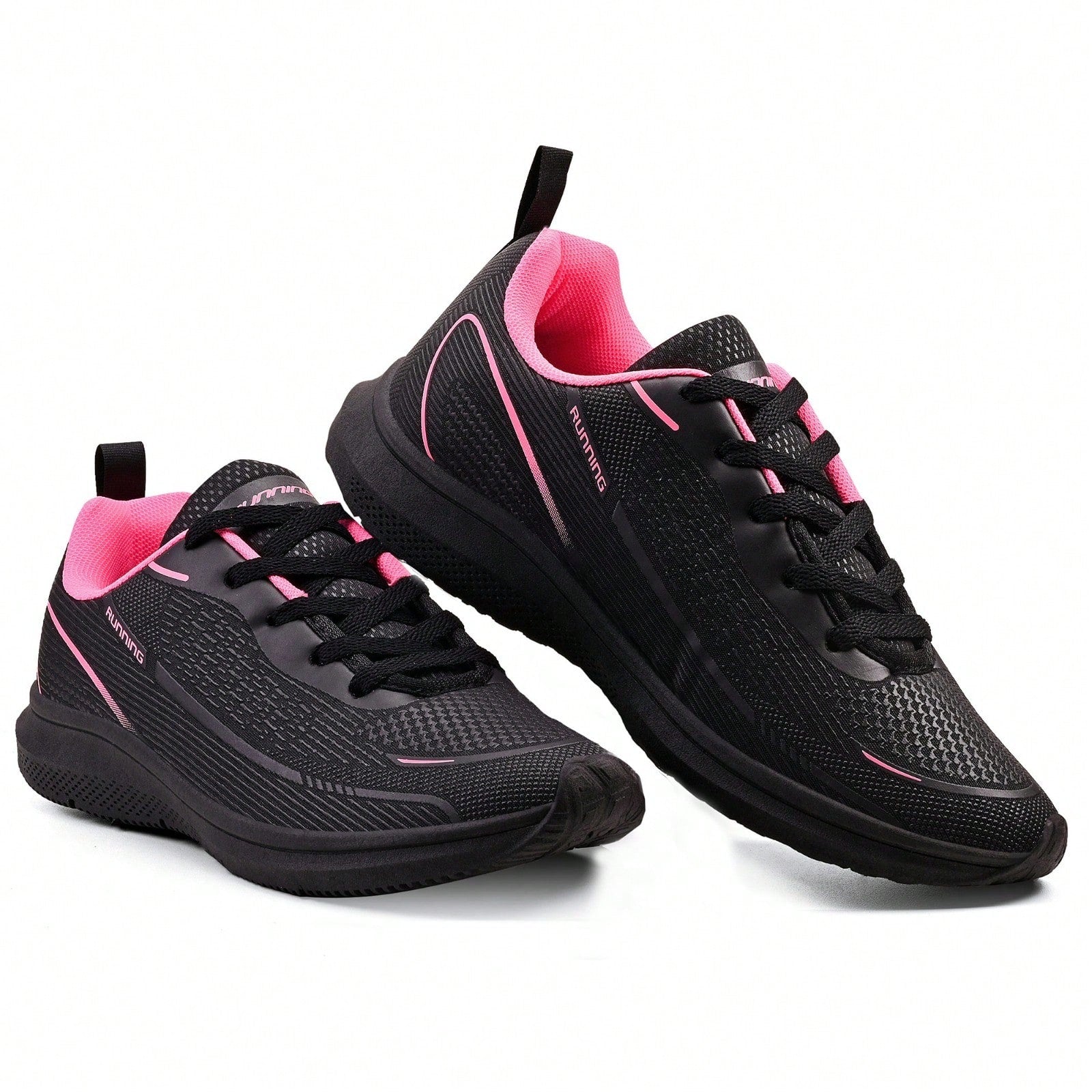 Tênis Feminino Masculino Academia Running Casual Desportivo EVA Amarrar Academia e fitness