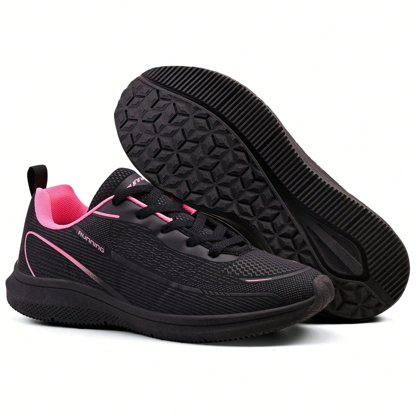 Tênis Feminino Masculino Academia Running Casual Desportivo EVA Amarrar Academia e fitness