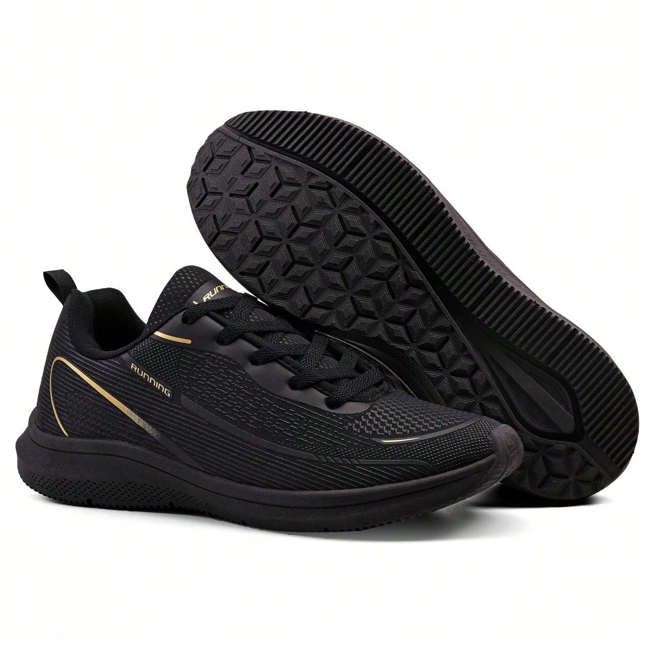 Tênis Feminino Masculino Academia Running Casual Desportivo EVA Amarrar Academia e fitness