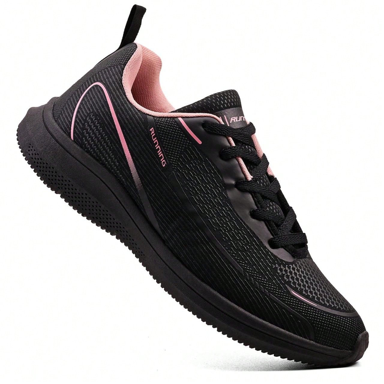 Tênis Feminino Masculino Academia Running Casual Desportivo EVA Amarrar Academia e fitness