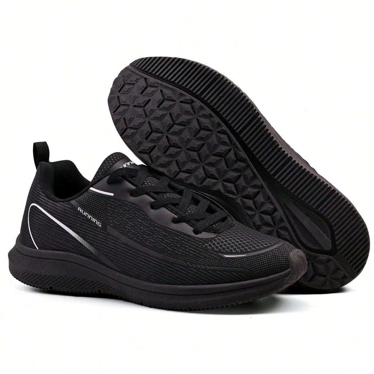 Tênis Feminino Masculino Academia Running Casual Desportivo EVA Amarrar Academia e fitness