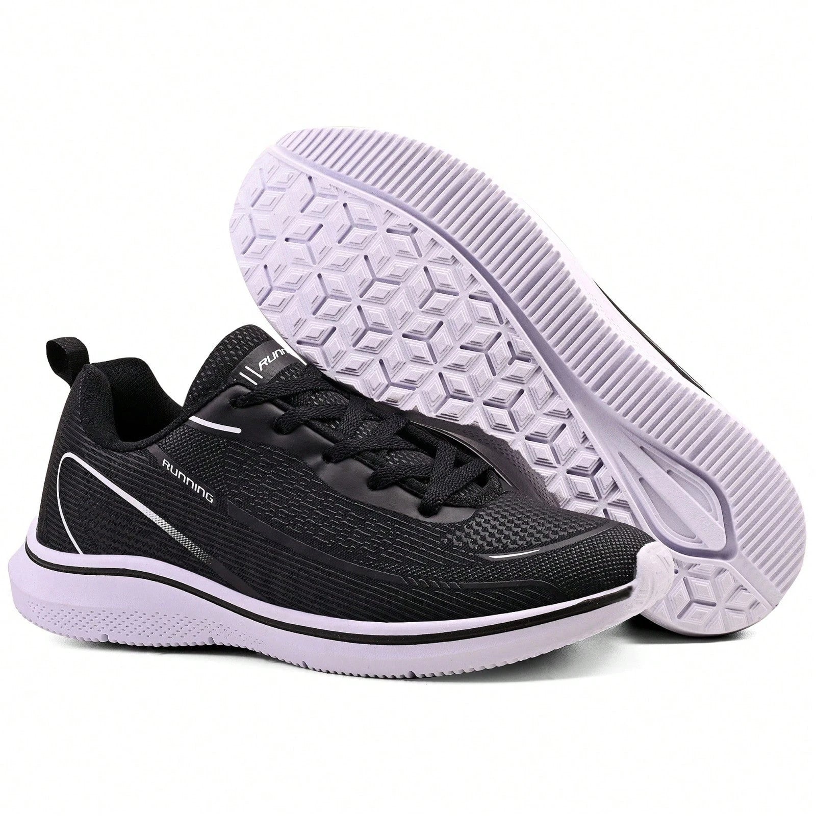 Tênis Feminino Masculino Academia Running Casual Desportivo EVA Amarrar Academia e fitness