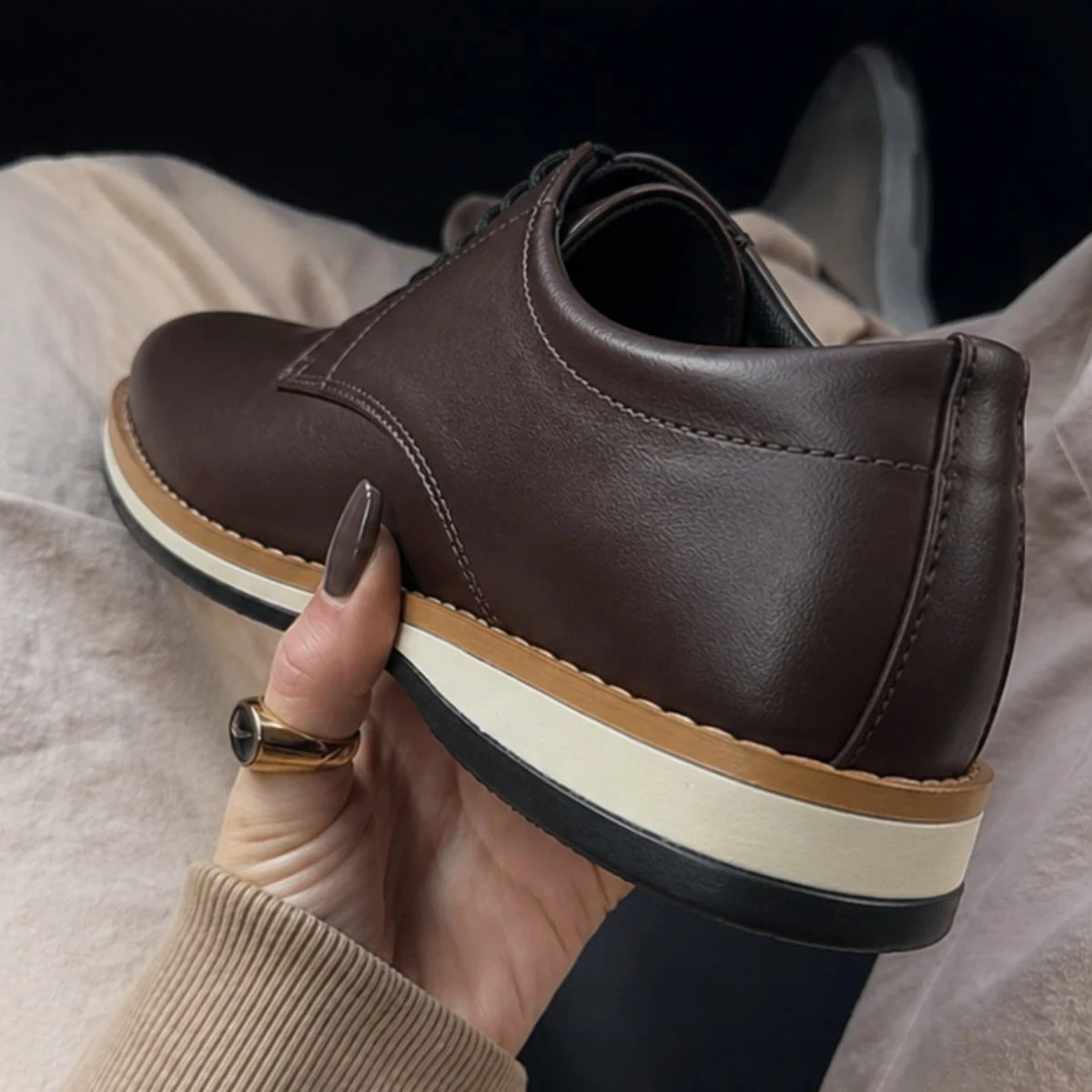Sapato Social Masculino Oxford Premium