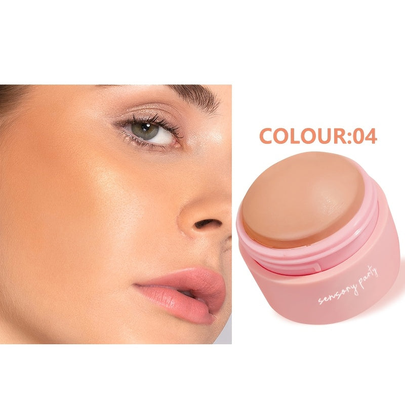 Blush de 6 Cores - Matte, Cobertura Média, À Prova d'Água, Pó Iluminador para Todos os Tons de Pele, Realçando o Brilho Natural e a Tez Impecável com Tons de Pêssego, Rosa e Neblina Suave.