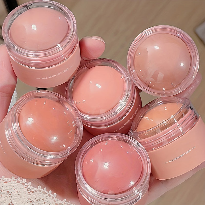 Blush de 6 Cores - Matte, Cobertura Média, À Prova d'Água, Pó Iluminador para Todos os Tons de Pele, Realçando o Brilho Natural e a Tez Impecável com Tons de Pêssego, Rosa e Neblina Suave.