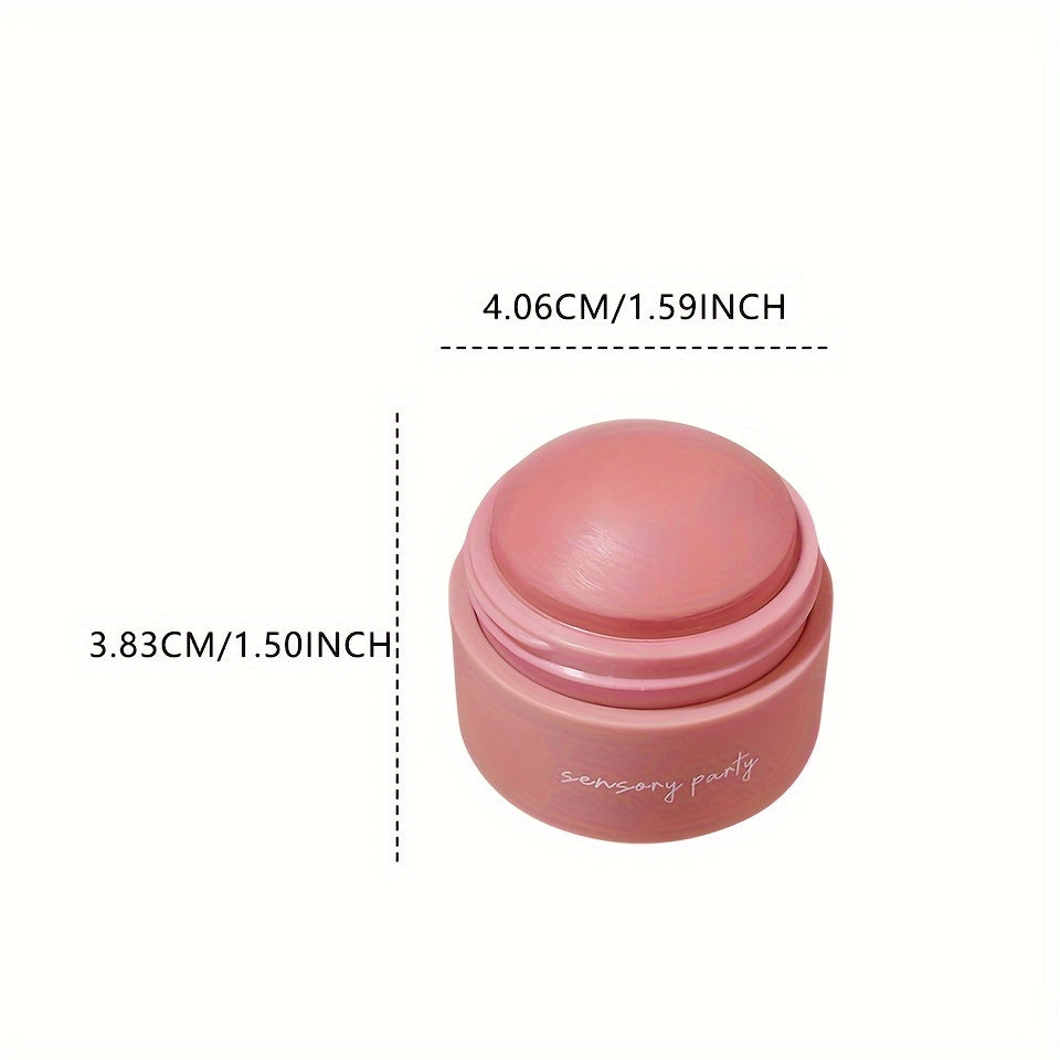 Blush de 6 Cores - Matte, Cobertura Média, À Prova d'Água, Pó Iluminador para Todos os Tons de Pele, Realçando o Brilho Natural e a Tez Impecável com Tons de Pêssego, Rosa e Neblina Suave.
