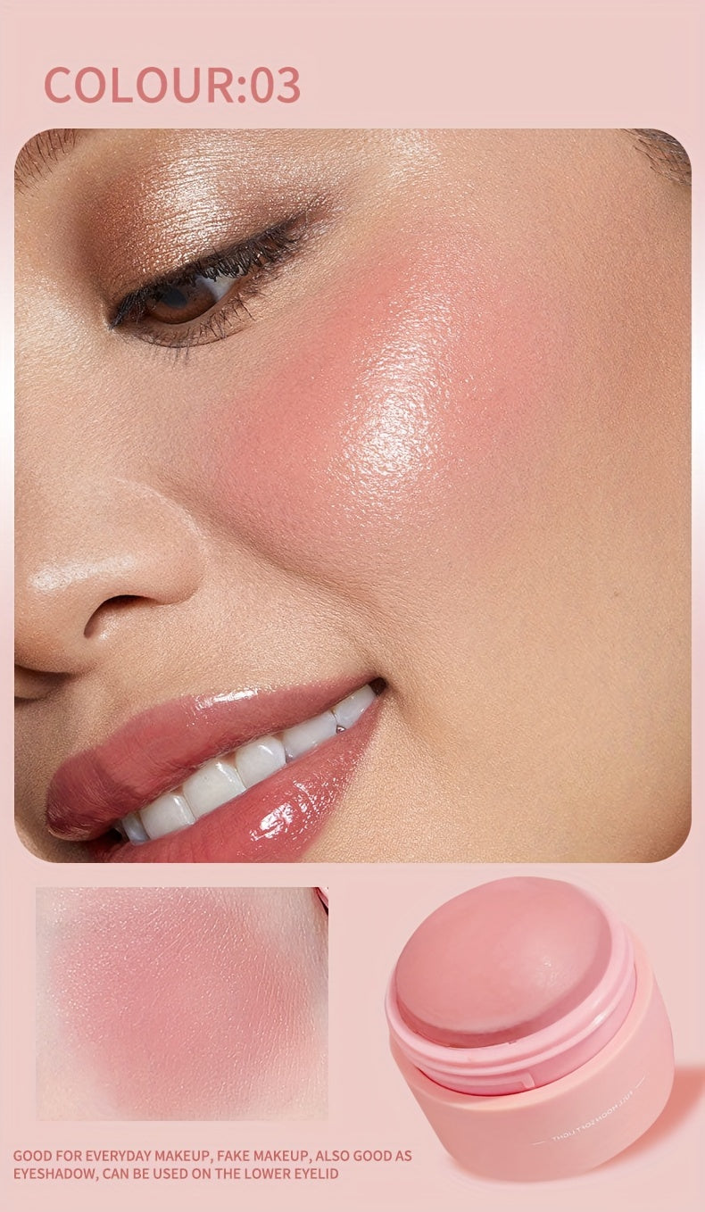 Blush de 6 Cores - Matte, Cobertura Média, À Prova d'Água, Pó Iluminador para Todos os Tons de Pele, Realçando o Brilho Natural e a Tez Impecável com Tons de Pêssego, Rosa e Neblina Suave.