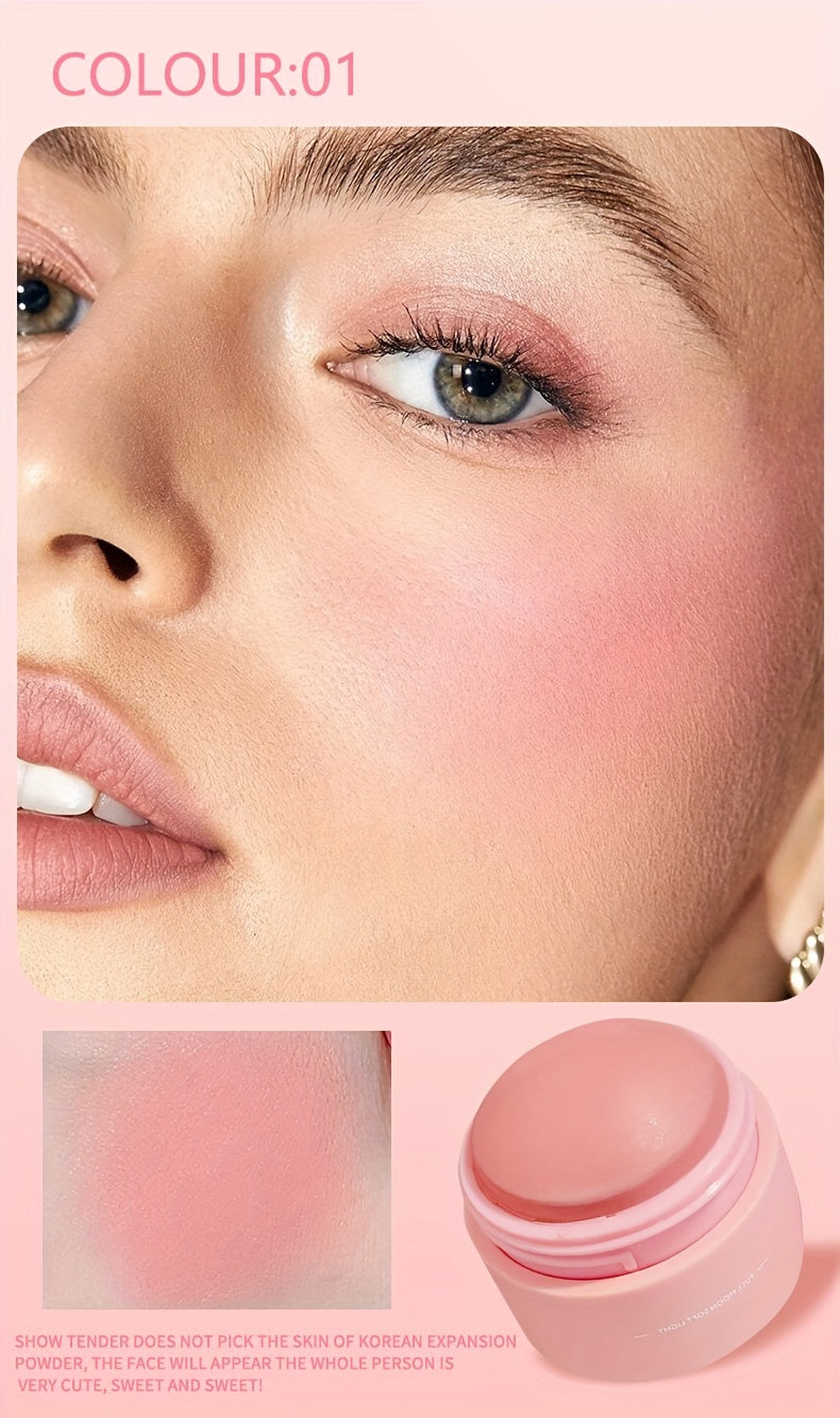 Blush de 6 Cores - Matte, Cobertura Média, À Prova d'Água, Pó Iluminador para Todos os Tons de Pele, Realçando o Brilho Natural e a Tez Impecável com Tons de Pêssego, Rosa e Neblina Suave.