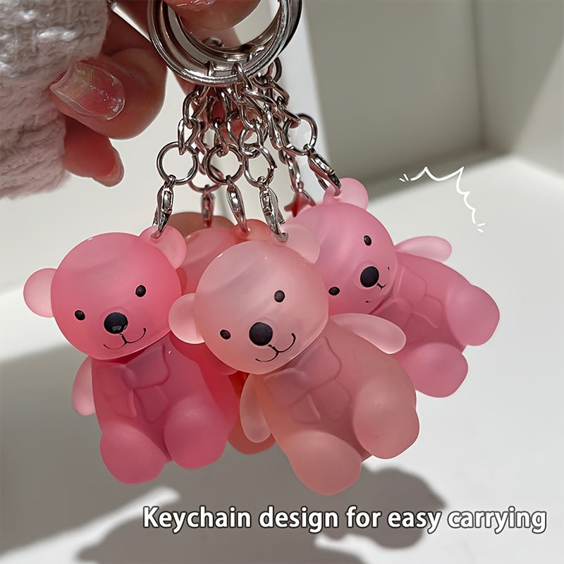 [Popular Choice] Cute Happy Little Bear Velvet Lip Mud Misty Lip Glaze Smooth Low Saturation Lip Gloss