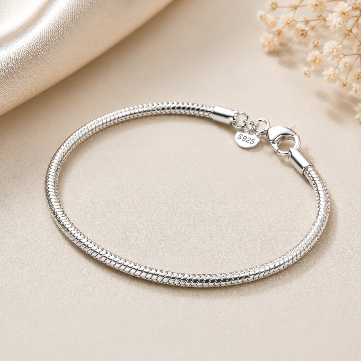 Pulseira Charm Prata 925