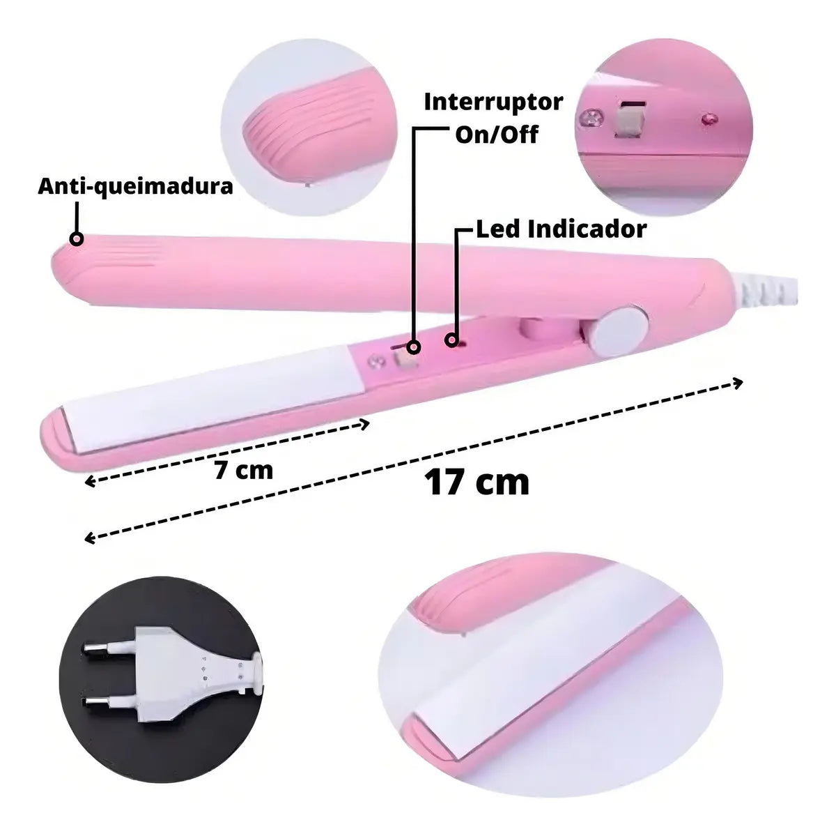 Mini Chapinha Portátil para Viagem