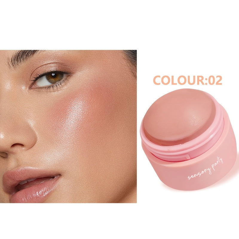 Blush de 6 Cores - Matte, Cobertura Média, À Prova d'Água, Pó Iluminador para Todos os Tons de Pele, Realçando o Brilho Natural e a Tez Impecável com Tons de Pêssego, Rosa e Neblina Suave.