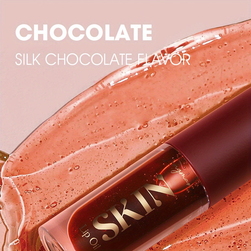 LANGMANNI Brilho Labial Hidratante com Sabor de Geléia de Frutas com Acabamento Brilhante