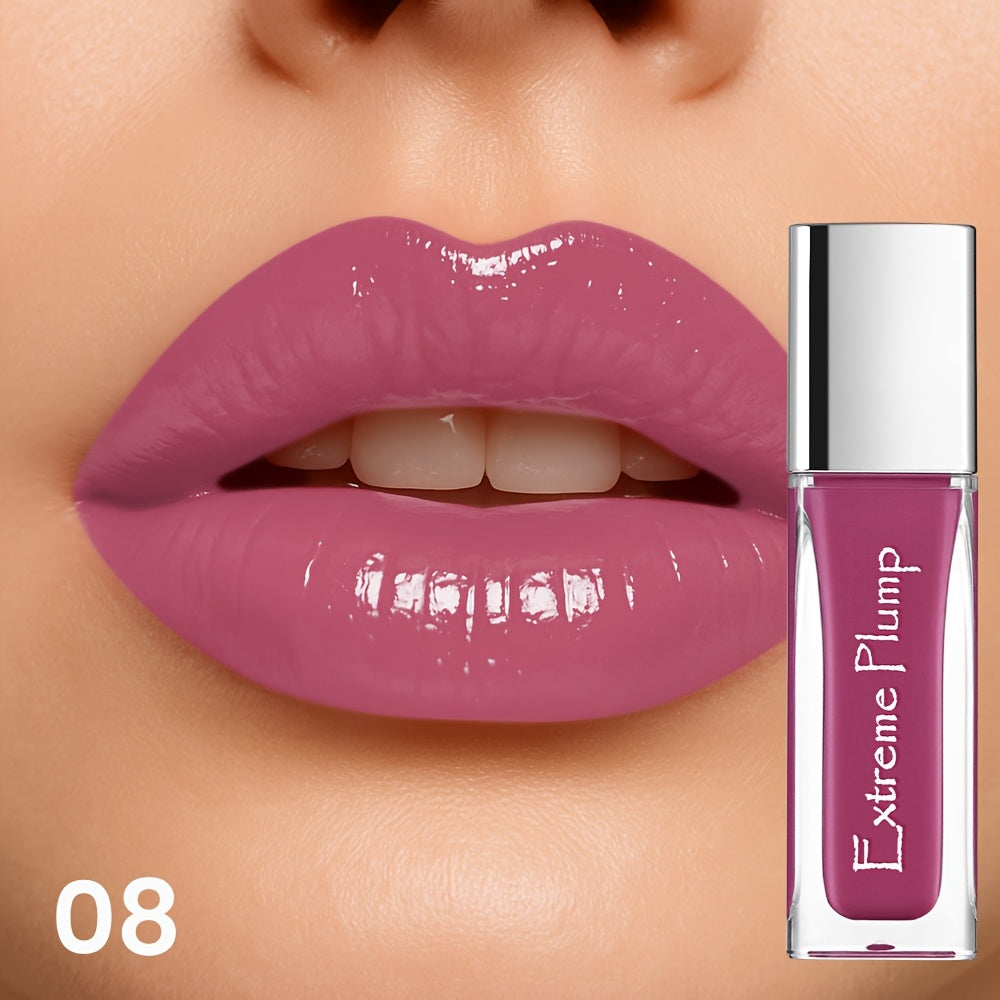 Gloss Labial Espelhado com Efeito Aquoso, Hidratante e Nutritivo, Resistente à Água e ao Suor, Ideal para Maquiagem Diária, Presente Perfeito para Mulheres em Ocasiões Especiais