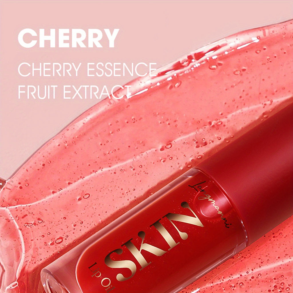 LANGMANNI Brilho Labial Hidratante com Sabor de Geléia de Frutas com Acabamento Brilhante