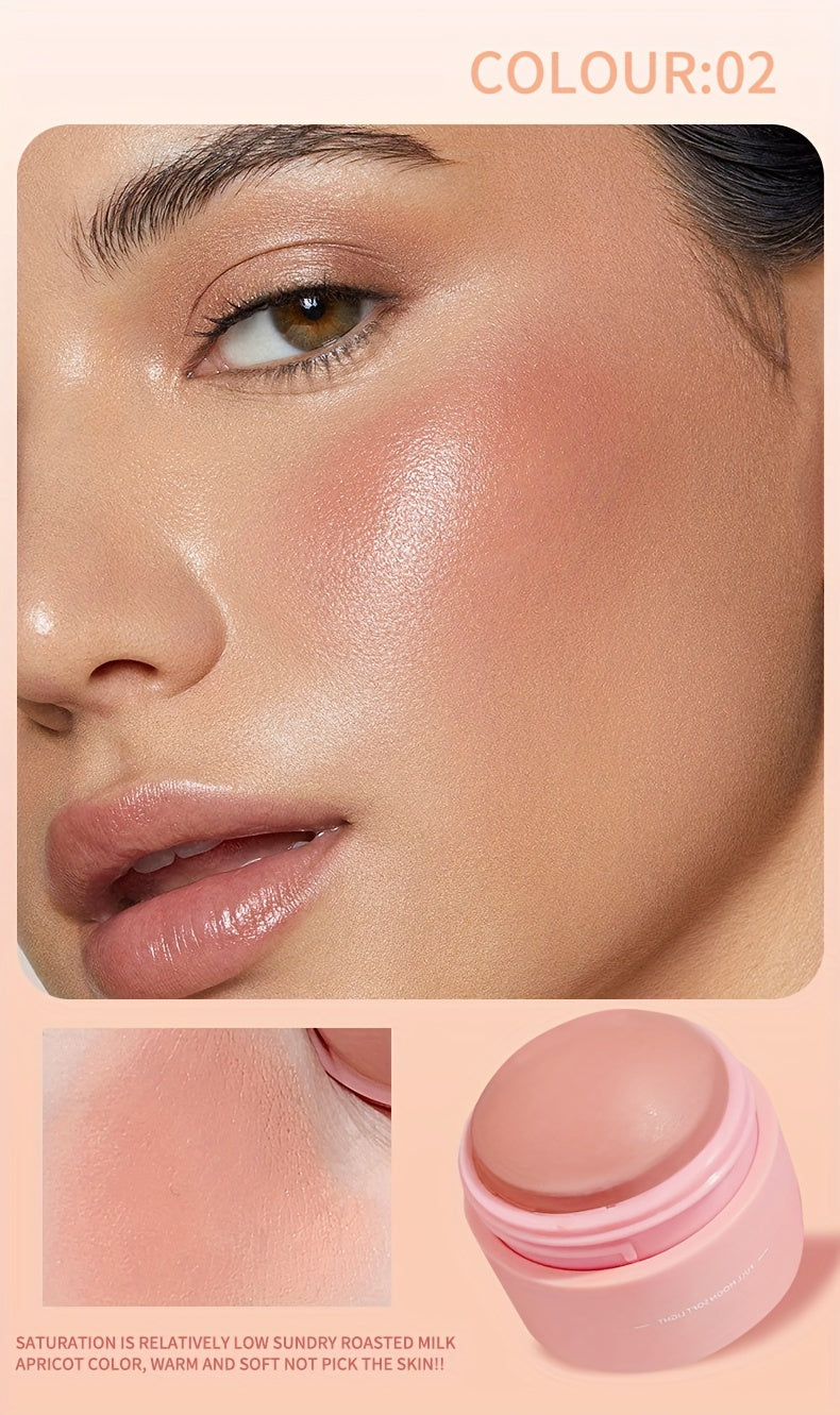 Blush de 6 Cores - Matte, Cobertura Média, À Prova d'Água, Pó Iluminador para Todos os Tons de Pele, Realçando o Brilho Natural e a Tez Impecável com Tons de Pêssego, Rosa e Neblina Suave.