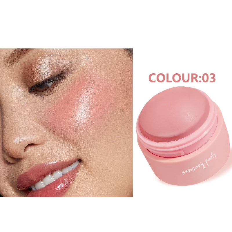 Blush de 6 Cores - Matte, Cobertura Média, À Prova d'Água, Pó Iluminador para Todos os Tons de Pele, Realçando o Brilho Natural e a Tez Impecável com Tons de Pêssego, Rosa e Neblina Suave.
